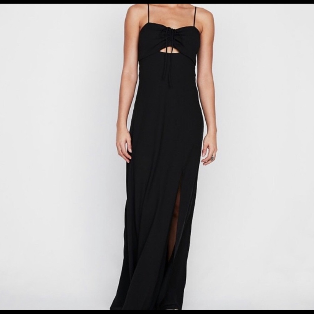 EXPRESS Black CUT-OUT Maxi Dress